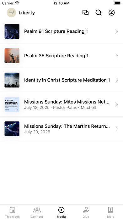 App screenshot