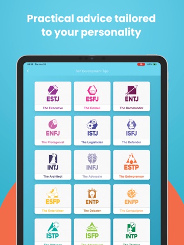 MyMBTI - Personality Test iPad screenshot