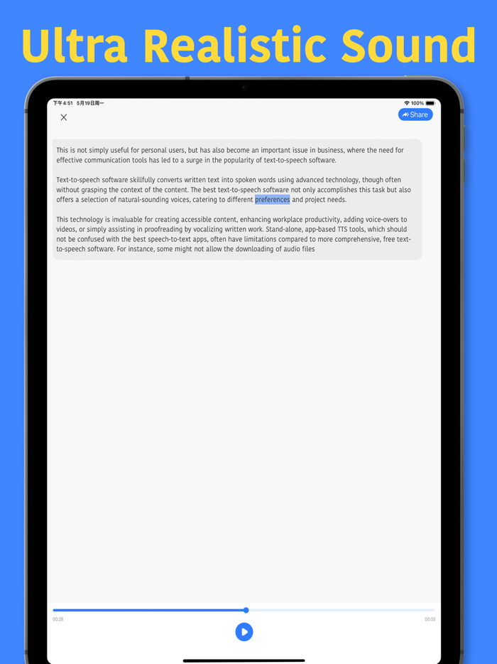 Merfi AI Text to Speech, TTS