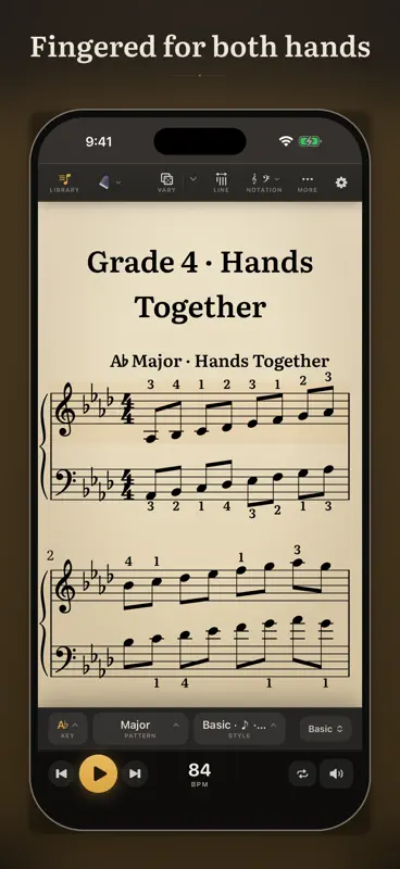 Daily Scales: Fingering Charts screenshot 8 of 10