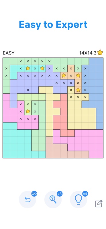 Star Battle: Grid Logic Puzzle screenshot 4