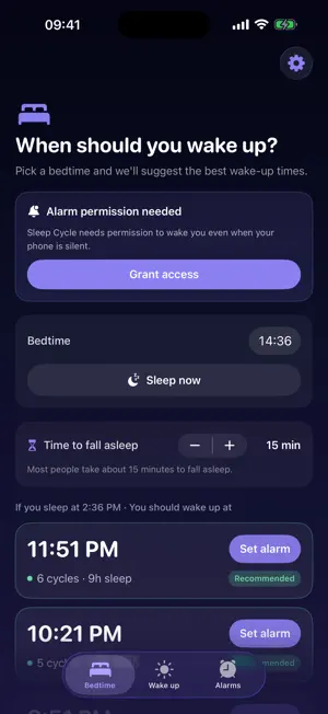 Sleep Health Alarm screenshot 1