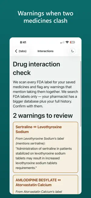 VerifyDrugLabel: Check Meds screenshot 4