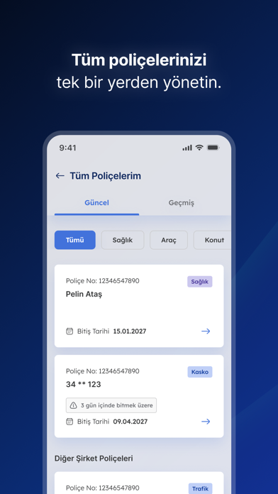 Screenshot #3 pour Sigortam Cepte–Anadolu Sigorta
