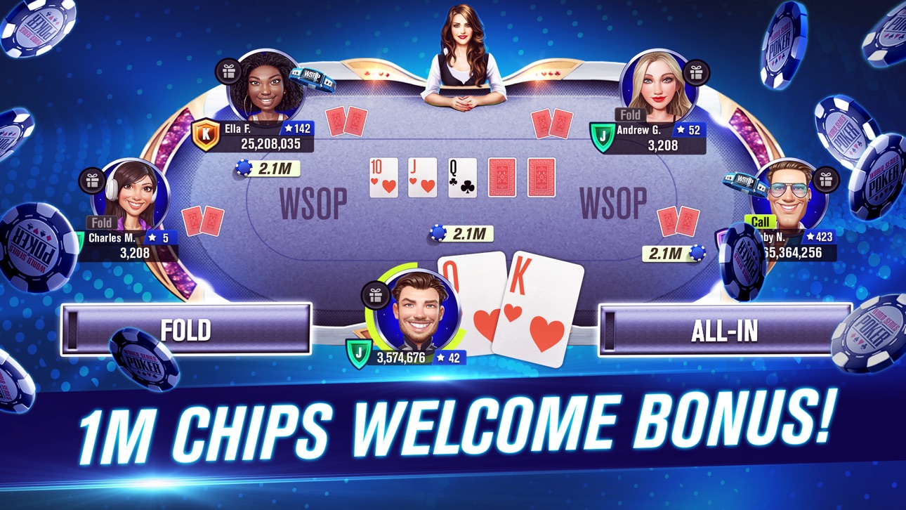 WSOP Poker: Texas Holdem Game screenshot 1