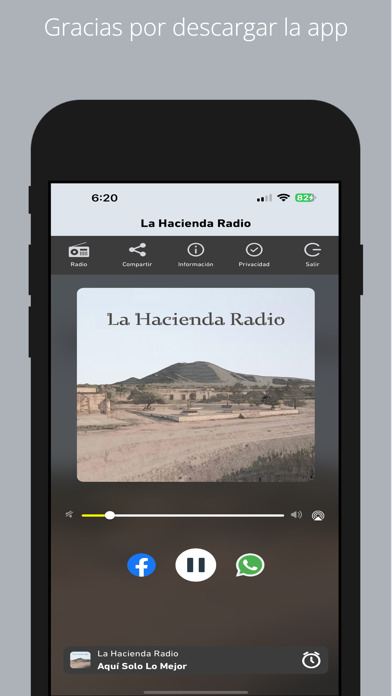 La Hacienda Radio Screenshot