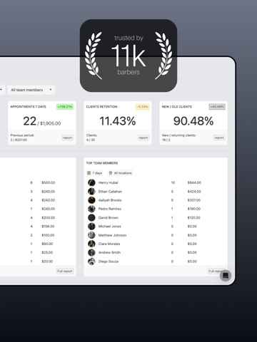Barberly iPad screenshot