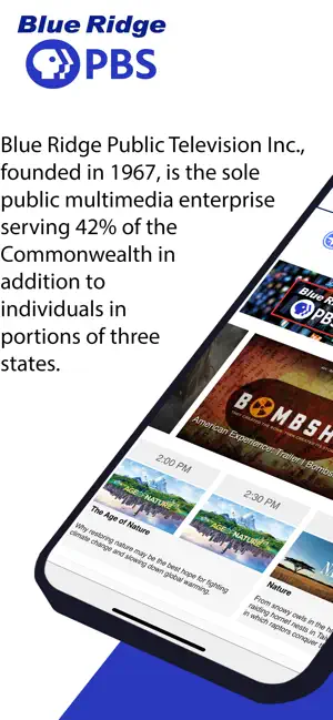 Blue Ridge PBS App screenshot 1