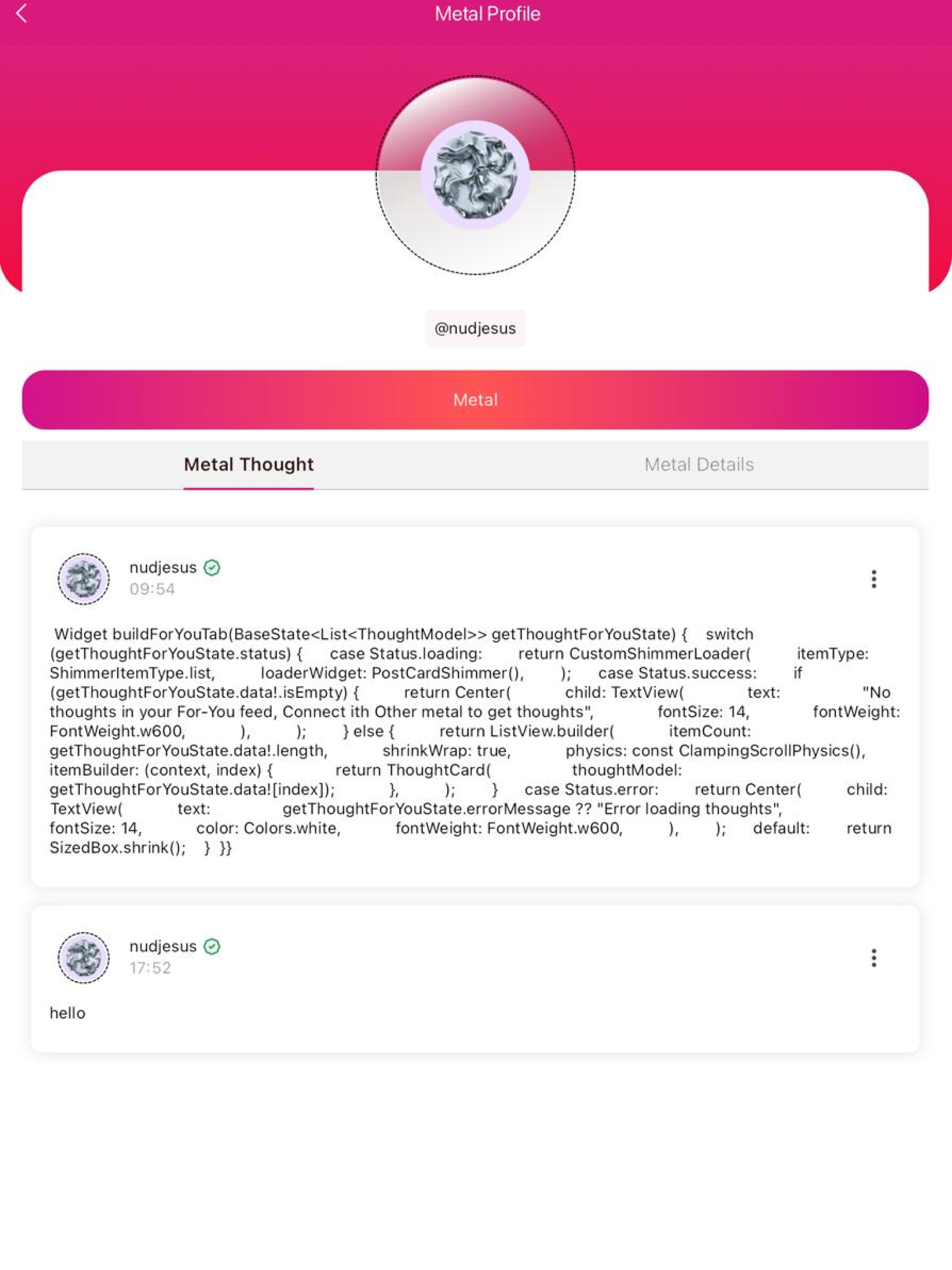 Metal - The Metal App