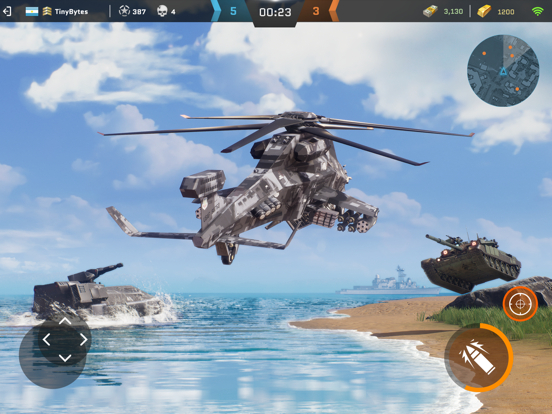 Massive Warfare: Tank Battles iPad app afbeelding 2