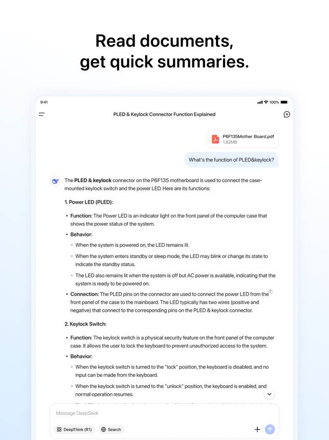 ‎DeepSeek - KI-Assistent Screenshot