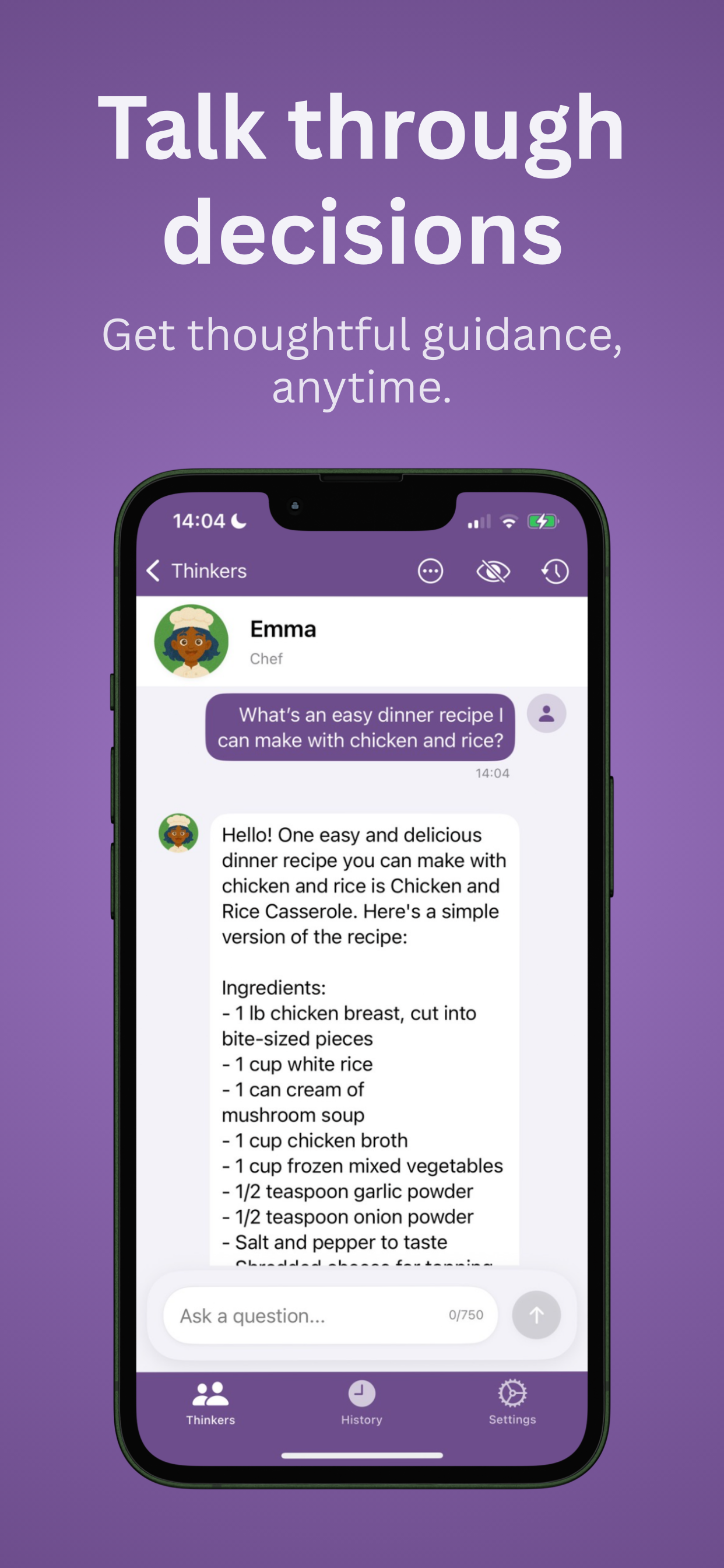 Thinkers - Your AI Advisors