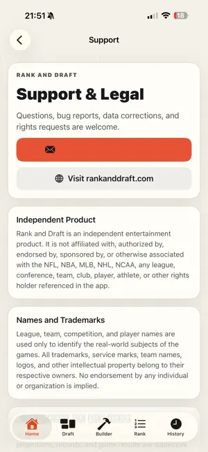 Rank and Draft screenshot 4