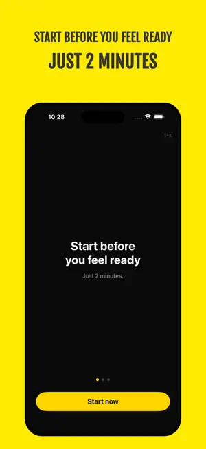 2-Minute Start: Focus Timer screenshot 1
