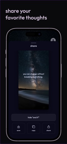 and if – positive thoughts Screenshot 4 of 7