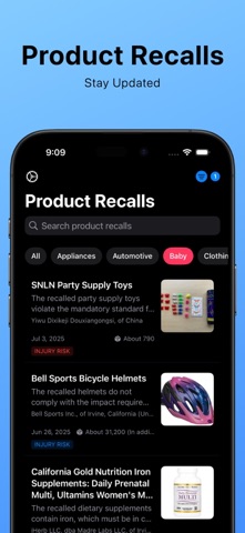 Recall Beacon: Stay Safe Screenshot 3 of 9