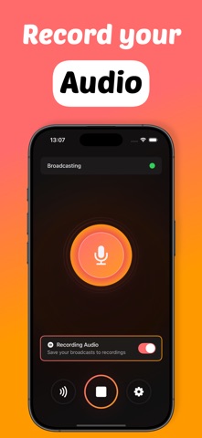 Microphone App Bluetooth iPhone screenshot
