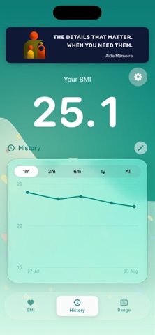 BMI Basics screenshot