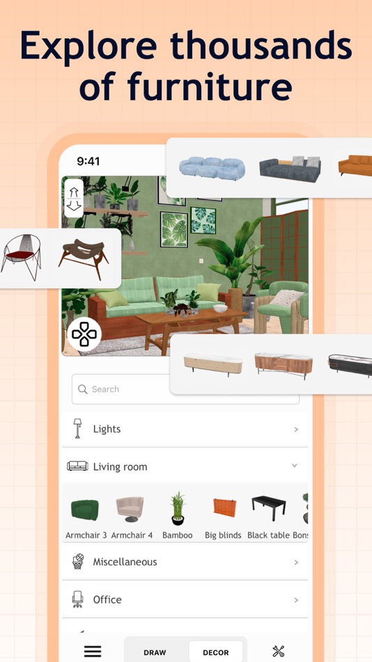 #5. Sweet Home 3D: Plan Your House (iOS) Por: AI Photo Editor Lab SRL