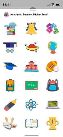 Academic Session Sticker Emoji Screenshot 2 of 4