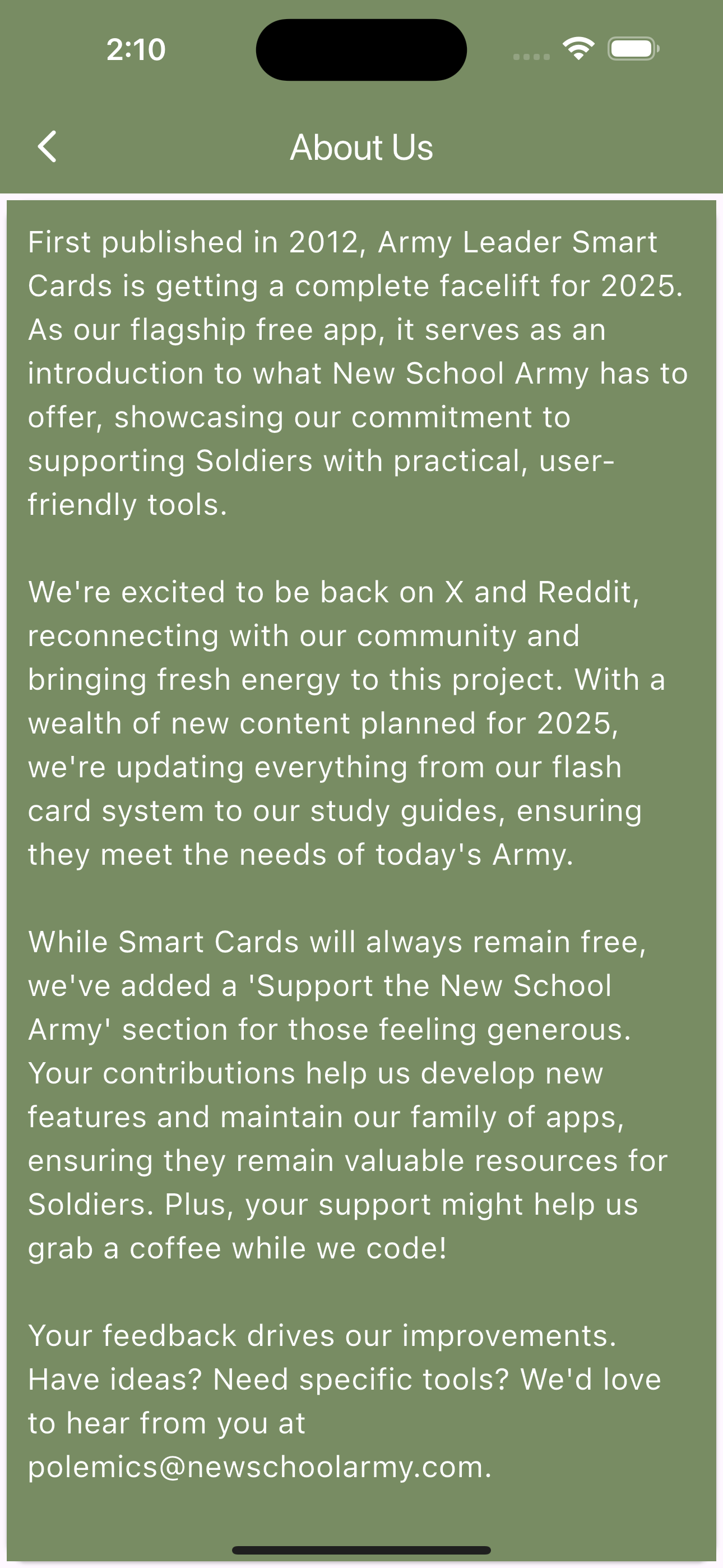 Army Leader Smart Cards screenshot 6