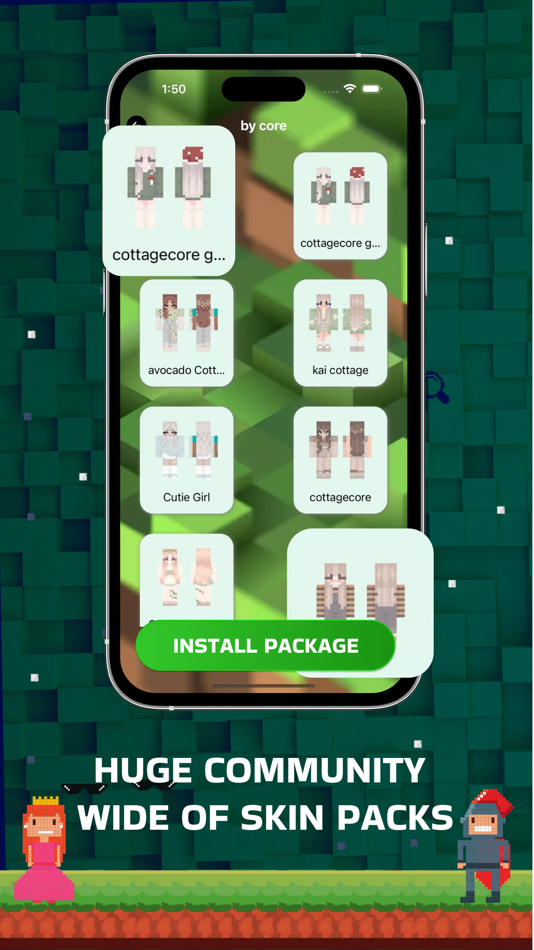 #3. Builder Skins for MCPE (iOS) 由: Keyur Kyada