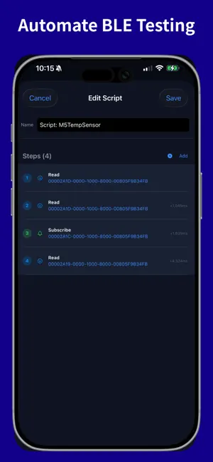 BLE Insight - BLE Dev Tool iPhone screenshot 6
