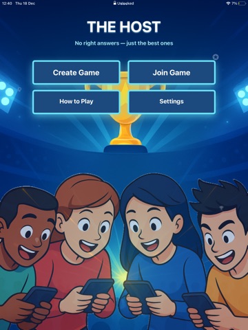 The Host iPad screenshot