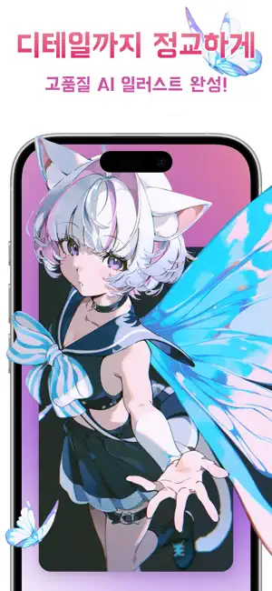 PixAI: AI 그림 · 웹툰 · 애니메이션 일러스트 iPhone screenshot 5