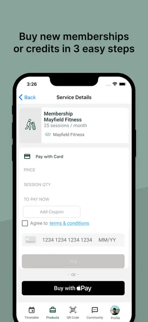 Mayfield Fitness screenshot 2