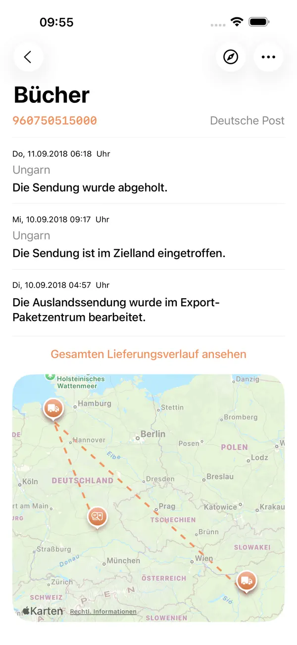 Parcel - Delivery Tracking iPhone App Screenshot 2 – Shopping