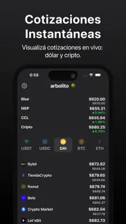 arbolito | dolar hoy & crypto iphone screenshot 1