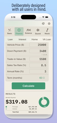 Rhythmetic Pro Calculator Screenshot 4 of 6