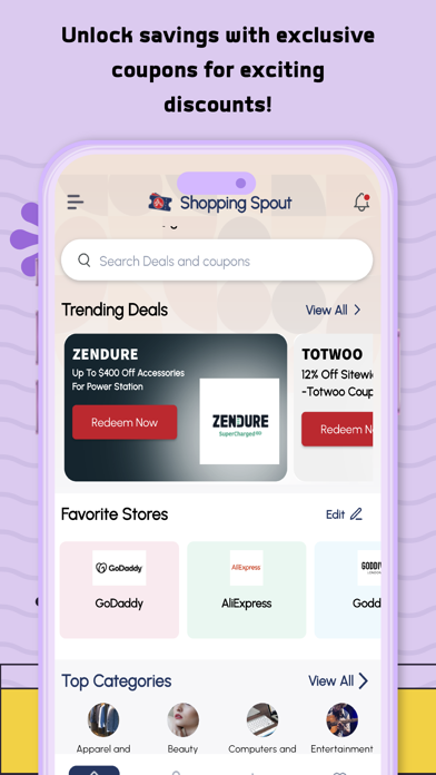Shopping Spout: Coupons & Code Screenshot