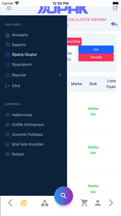 Kısmet LTD B2B app screenshot