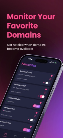 Nameradar: Domain Search screenshot