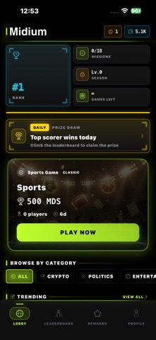 Medium: Predict & Win screenshot 1