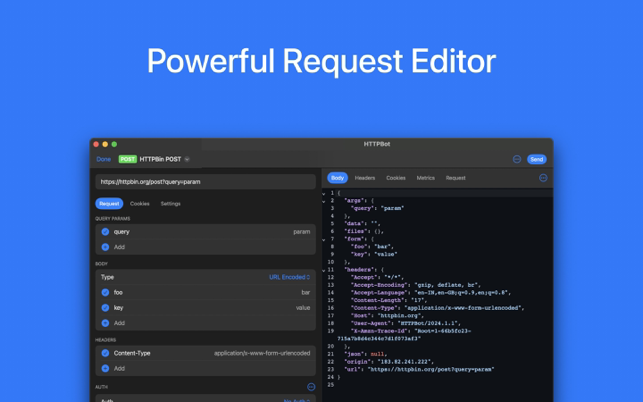 ‎HTTPBot: API & HTTP Client Screenshot