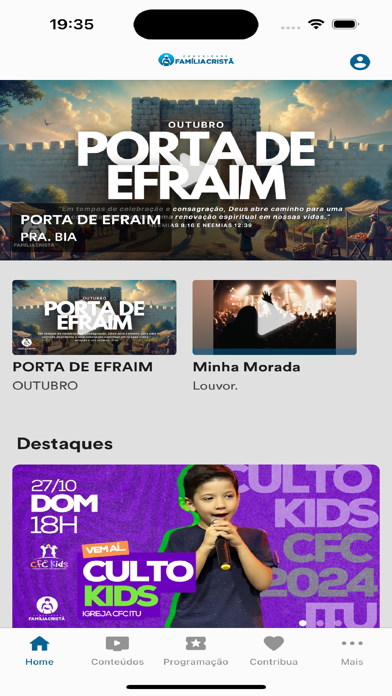 Comunidade Família Crist? Screenshot