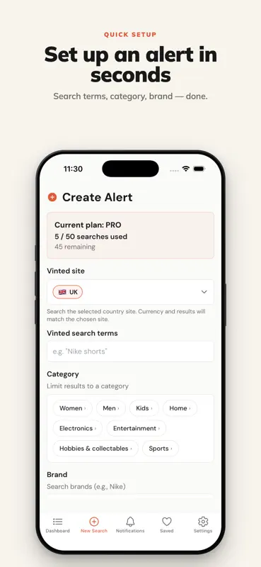 Vinotify - Shopping Alerts screenshot 2 of 6