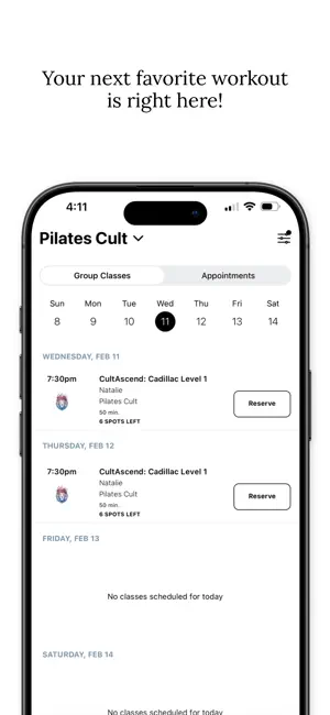 Pilates Cult screenshot 3