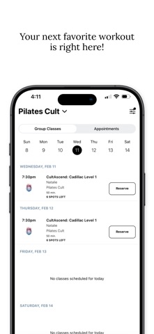 Pilates Cult screenshot