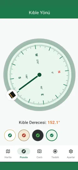Capture d'écran de Kıble Bulucu - Kıble Pusulası sur iPhone 2