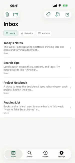 Knowledge Notes screenshot 1