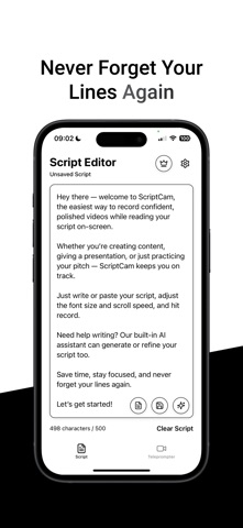 ScriptCam Screenshot 1 of 4