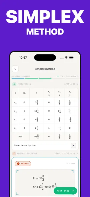 Linprog: Linear Programming screenshot 2