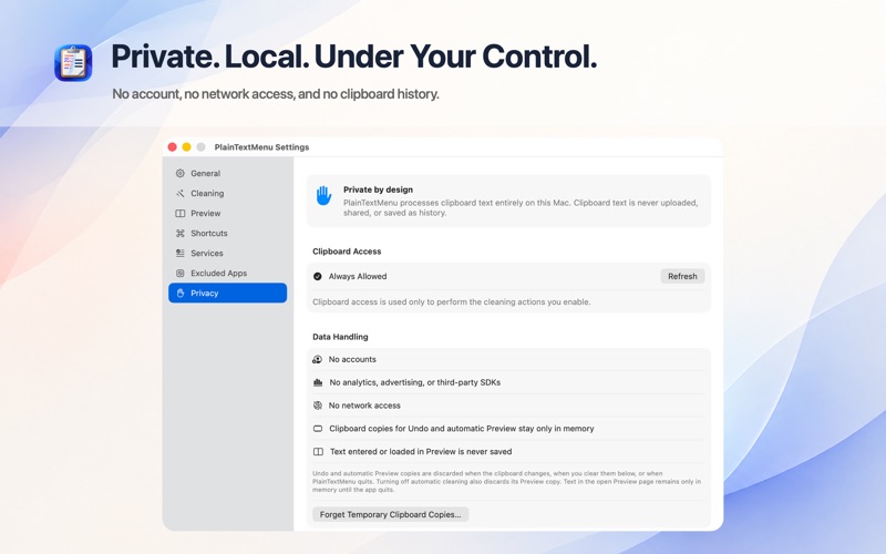 App screenshot