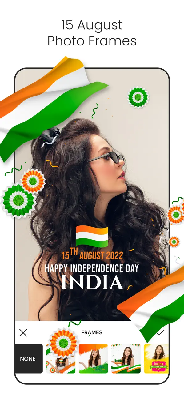 #1. 15 August Photo Frames! (iOS) By: Deepak Jalwa