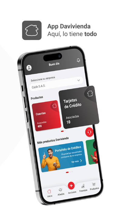 Davivienda Movil Empresas Screenshot