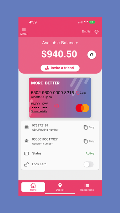 App screenshot